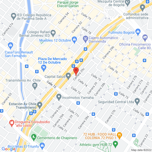 Mapa de Sercoseg Ltda.