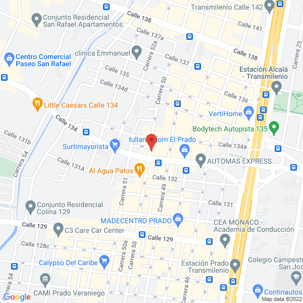 Mapa de Serimcol Ltda.