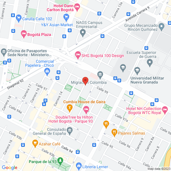 Mapa de Seringco S.A.S