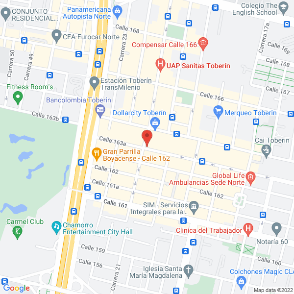 Mapa de Servicio Mecatrónico De Colombia Ltda
