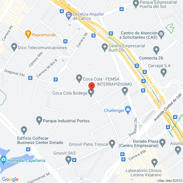 Mapa de Servicios Aeroportuarios Integrados Sai S.A.S.