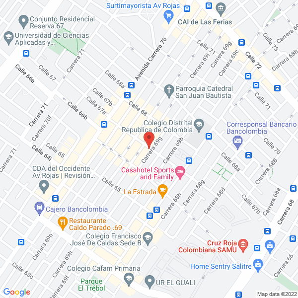 Mapa de Servicios Asevin Ltda.