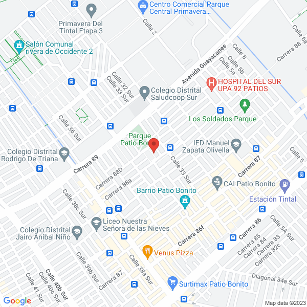 Mapa de Servicios En Logística Y Transporte Ger S.A.S.