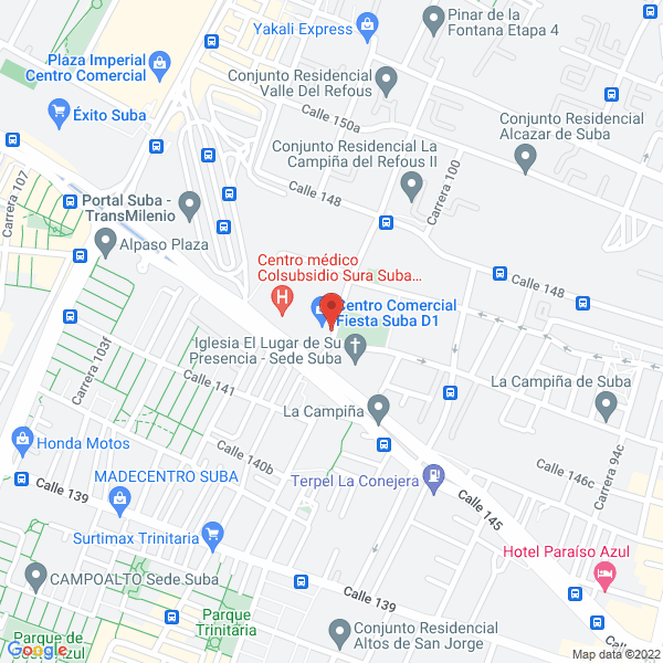 Map of Rr&B Asesores Consultores Ltda.