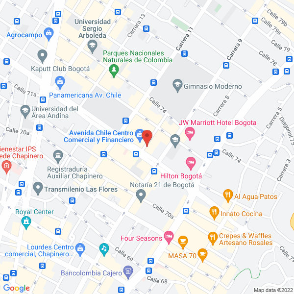 Mapa de Rubio Y Mora Ltda.