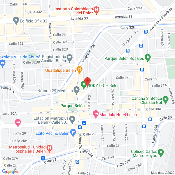 Mapa de Salsamentaría Alameda