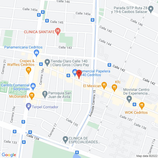 Mapa de El Taller Del Vestido