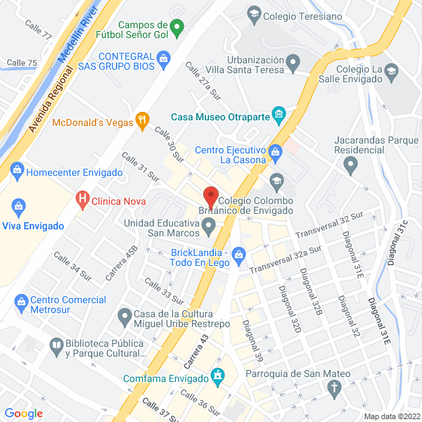 Mapa de Sastrería Fanseda