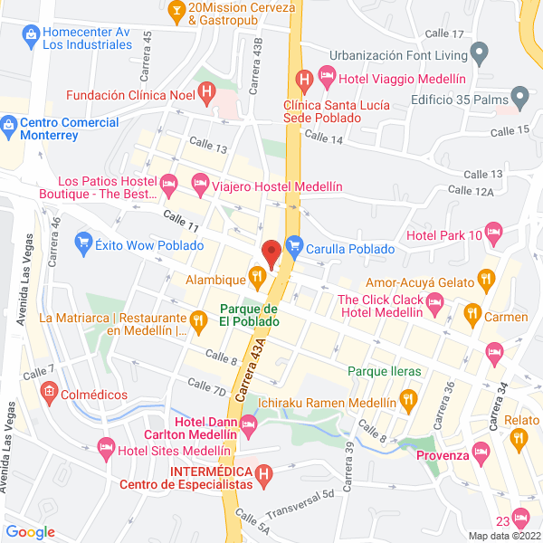 Mapa de Remontadora De Calzado El Poblado