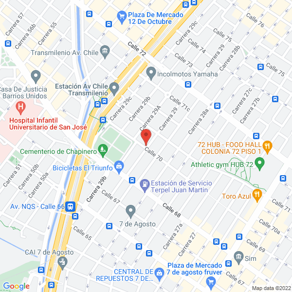 Mapa de Renta Taxi Ltda.