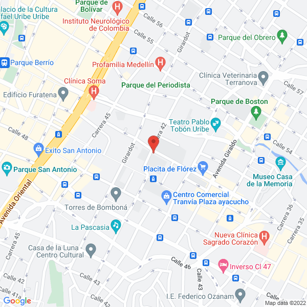 Mapa de Servitex S.A. Lavandería Especial