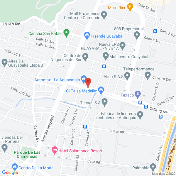 Mapa de Plastines Ltda.