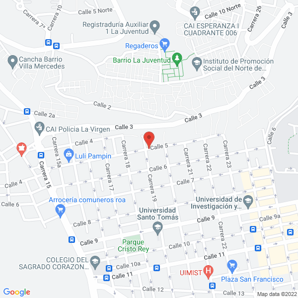 Map of Polo Ingenieros