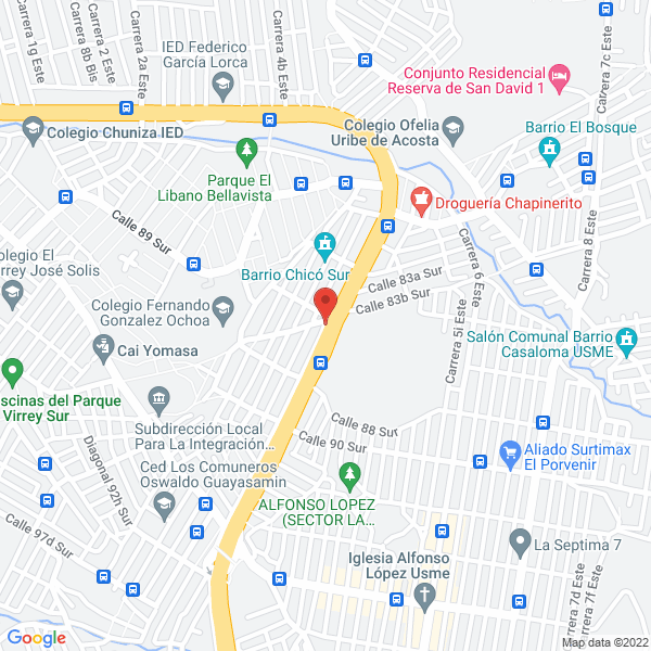 Mapa de Poly Autos De Colombia Ltda.