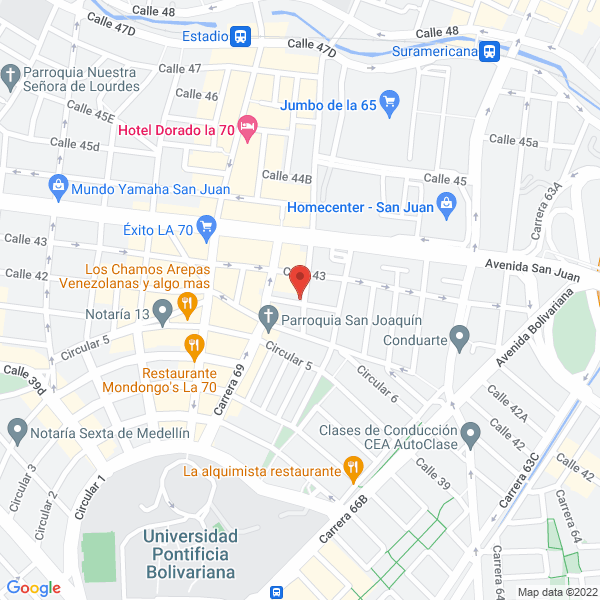 Mapa de Polyfoam S.A.S