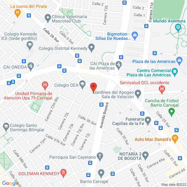 Mapa de Salsamentaria Boyacense S.A.S.