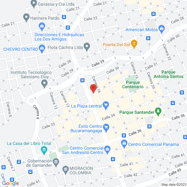 Map of Santandereana De Básculas