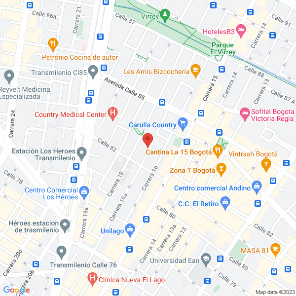 Mapa de Prevención Integral De Riesgos Laborales Ltda.