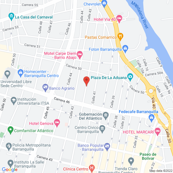 Map of Tecnofuego Ltda.