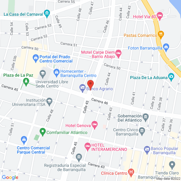 Map of Tecno Industrias Ltda.