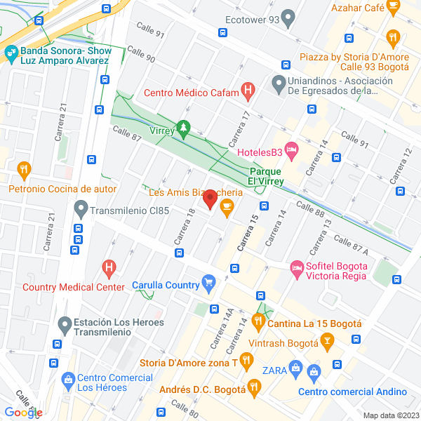 Mapa de Tecnología & Construcción En Arquitectura Ltda.