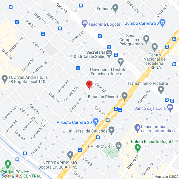 Mapa de Tecnomaquinados Ltda.