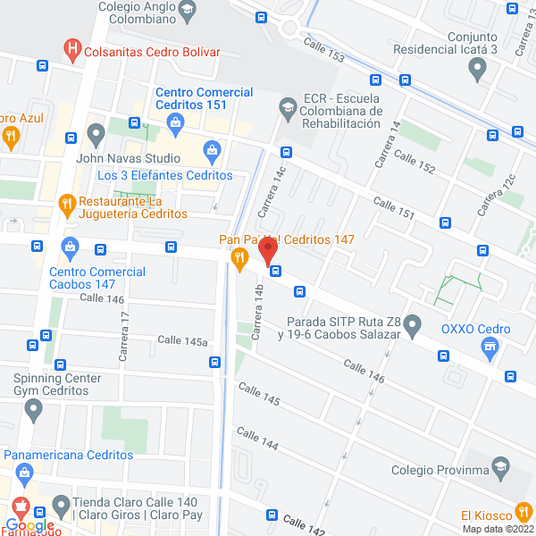 Mapa de Tecnosalud América S.A.