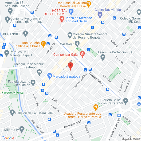 Mapa de Proimpresos Npa Ltda.