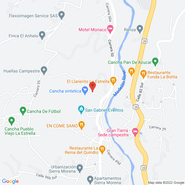 Mapa de Prolac S.A.S.