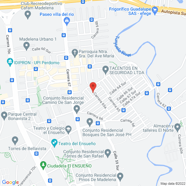 Mapa de Promiobras S.A.S.