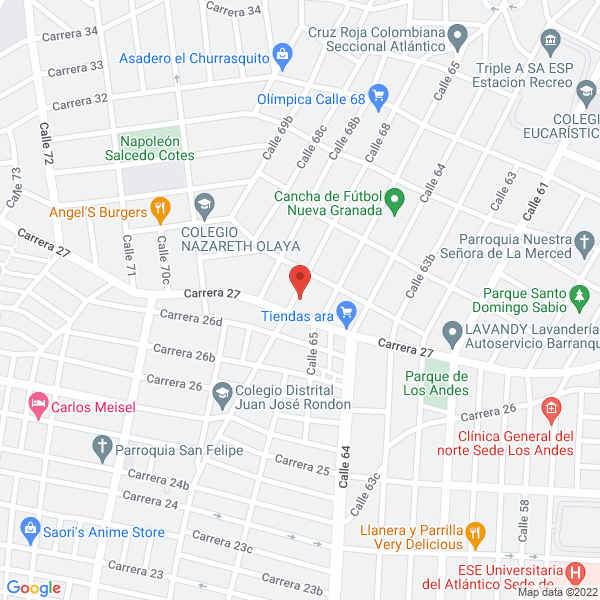 Map of Proytelco Ltda.