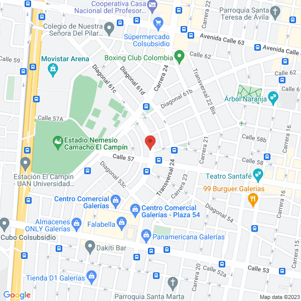 Mapa de Psa Proyectos Y Soluciones Arquitectónicas Ltda.