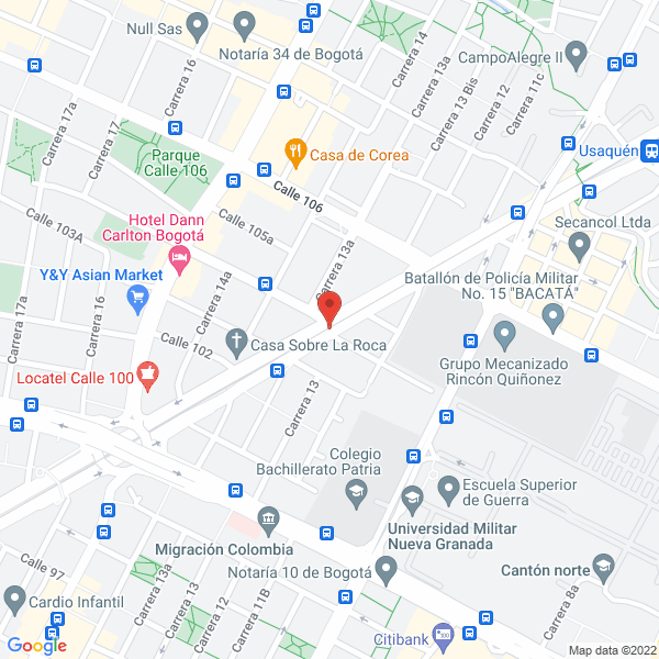 Mapa de Angela Patricia Torres C. Soluciones En Odontologia S.A.S.