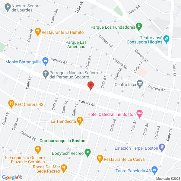 Map of Soluciones Hospitalarias De La Costa E.U.
