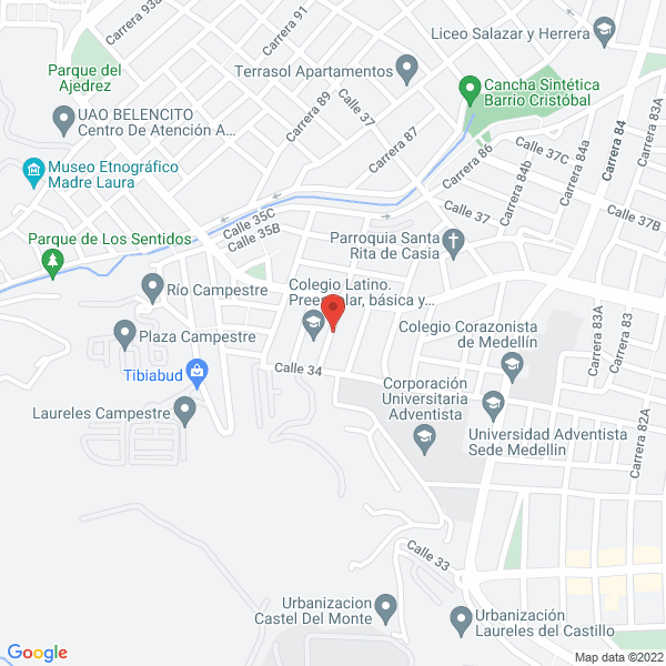 Mapa de Soluciones Inmobiliarias Anamar & Cía.