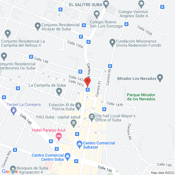 Mapa de Subatours