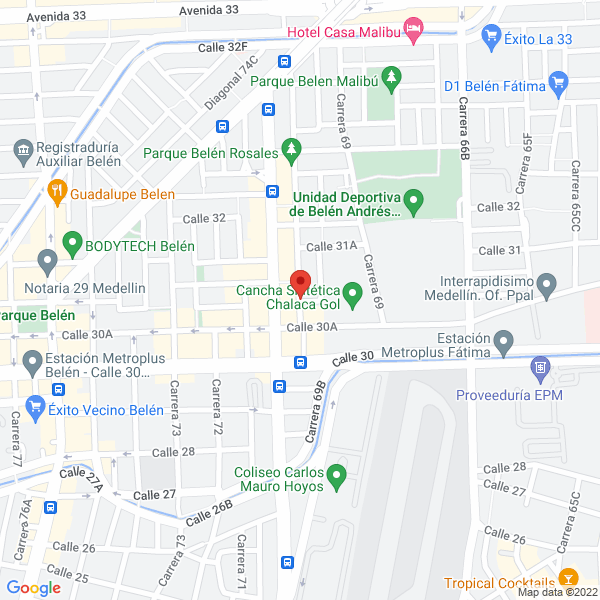 Mapa de Suily Con Amor Eventos Empresariales