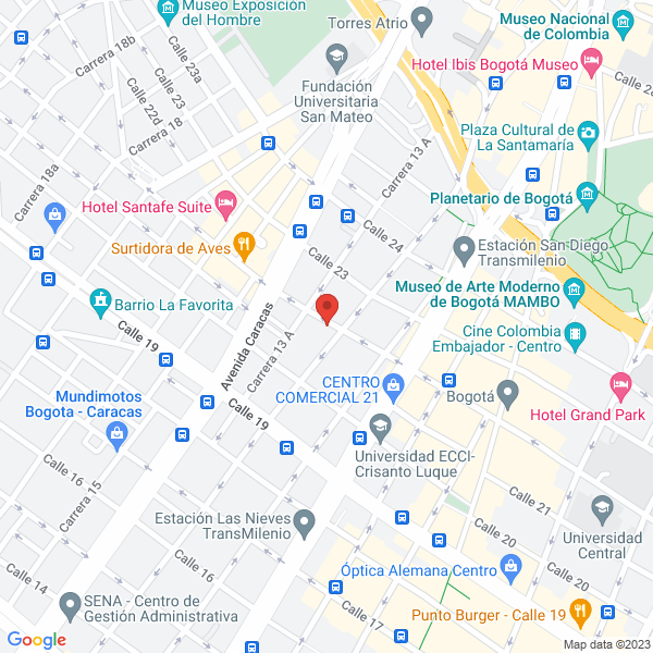 Mapa de Schmid De Colombia Barnices Y Adhesivos Ltda