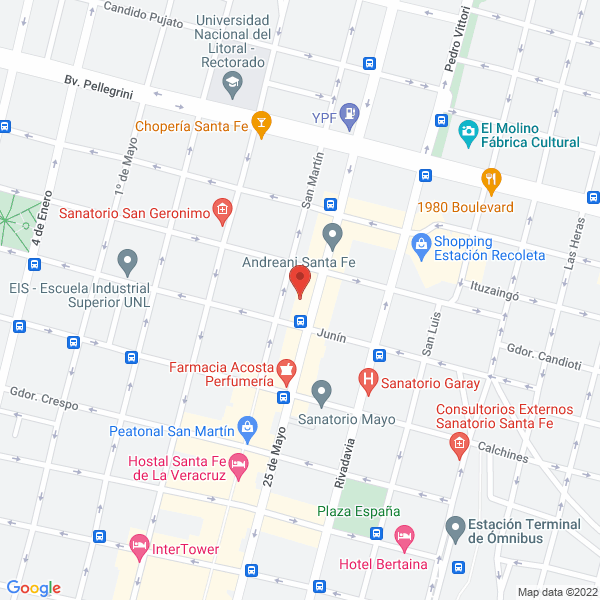 Map of Sanatorio Diagnostico Ciencia y Calidez