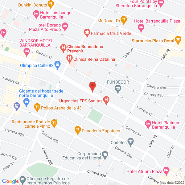 Map of Suministros Rf S.A.S