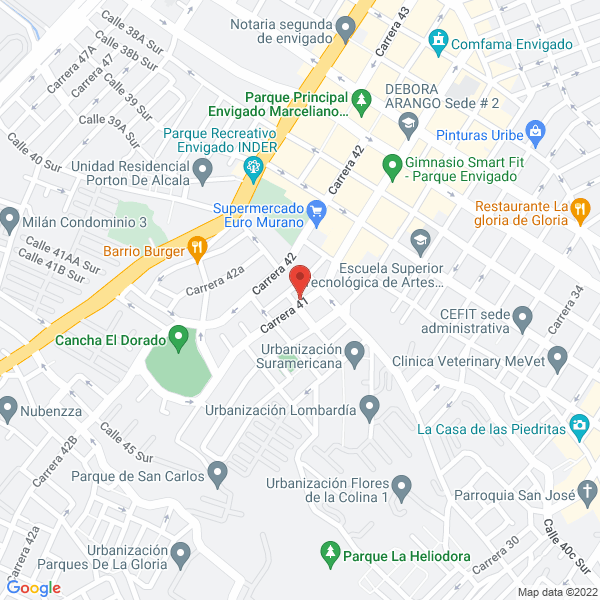 Mapa de Supermercado La Chica