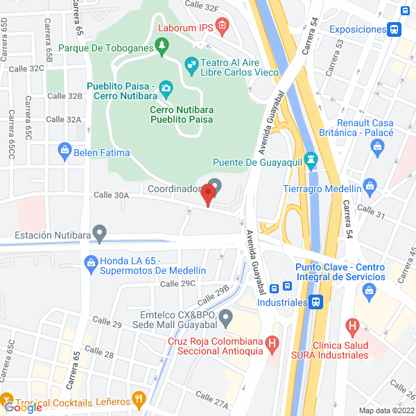 Mapa de Supermercado Y Carniceria Robinson