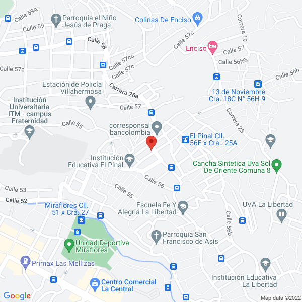 Mapa de Supermercado Yurany