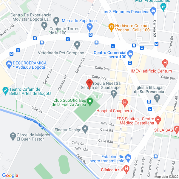 Mapa de T Y L Tecnología Latina Ltda.
