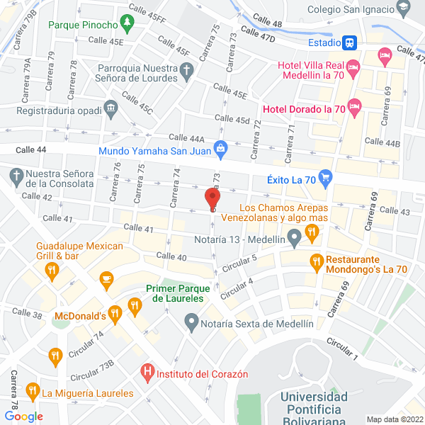 Mapa de Tienda De Belleza K'Dry