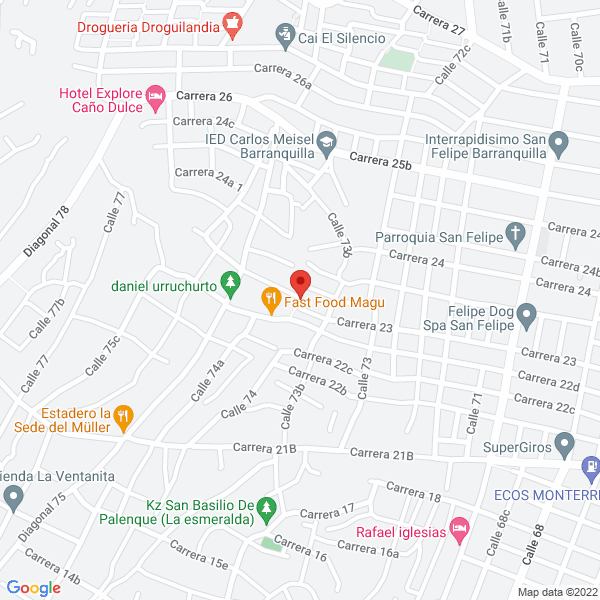 Map of Tienda De Mascotas Los Robles