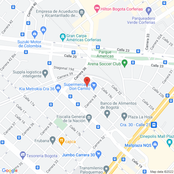 Mapa de Tracinda Repuestos Y Maquinaria