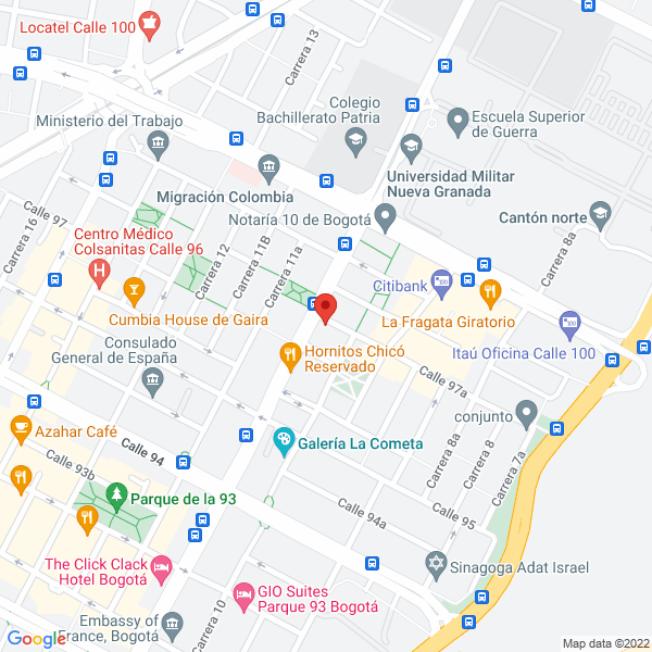 Mapa de Traduciendo Ltda.