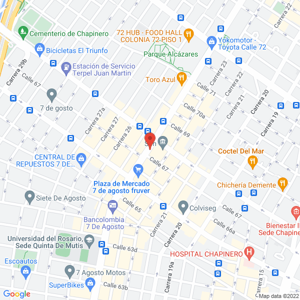 Mapa de Trans J & J Asociados Ltda