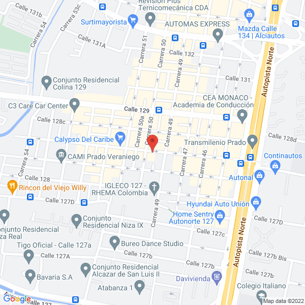 Mapa de Servicio D&A Colombia